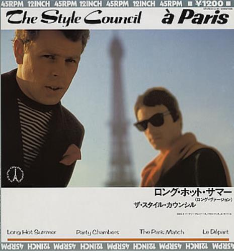 The Style Council � Paris 12" vinyl single (12 inch record / Maxi-single) Japanese STY12PA353399