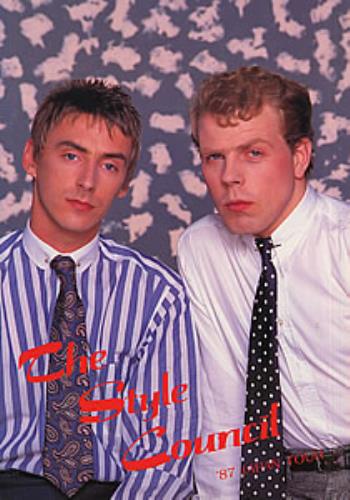 The Style Council '87 Japan Tour tour programme Japanese STYTRJA170862