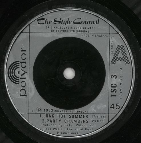 The Style Council A Paris EP 7" vinyl single (7 inch record / 45) UK STY07AP58888