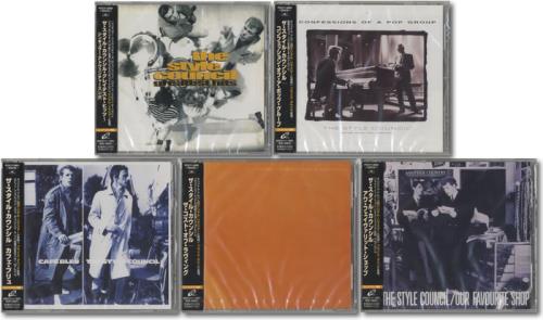 The Style Council Album Set - Sealed 5-CD album set Japanese STY5CAL519400