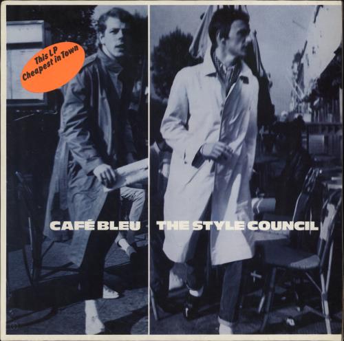 The Style Council Caf� Bleu - Laminated vinyl LP album (LP record) German STYLPCA543385