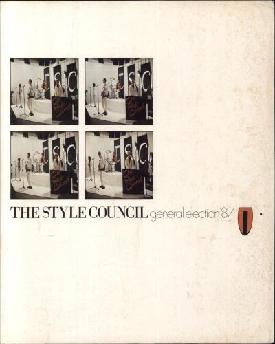The Style Council General Election '87 tour programme UK STYTRGE720473