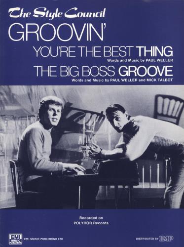 The Style Council Groovin' sheet music UK STYSMGR174538