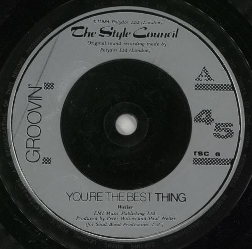 The Style Council Groovin' 7" vinyl single (7 inch record / 45) UK STY07GR49457