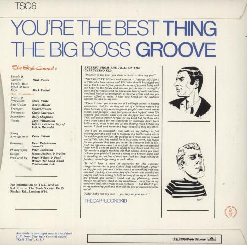 The Style Council Groovin' 7" vinyl single (7 inch record / 45) UK STY07GR49457