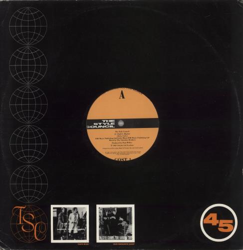 The Style Council It Didn't Matter 12" vinyl single (12 inch record / Maxi-single) UK STY12IT25767