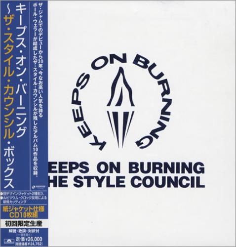 The Style Council Keeps On Burning CD album (CDLP) Japanese STYCDKE383078
