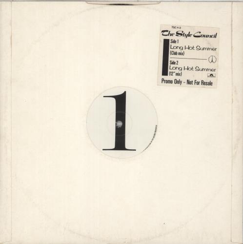 The Style Council Long Hot Summer 12" vinyl single (12 inch record / Maxi-single) UK STY12LO27963