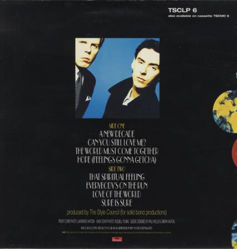 The Style Council Modernism: A New Decade vinyl LP album (LP record) UK STYLPMO124083