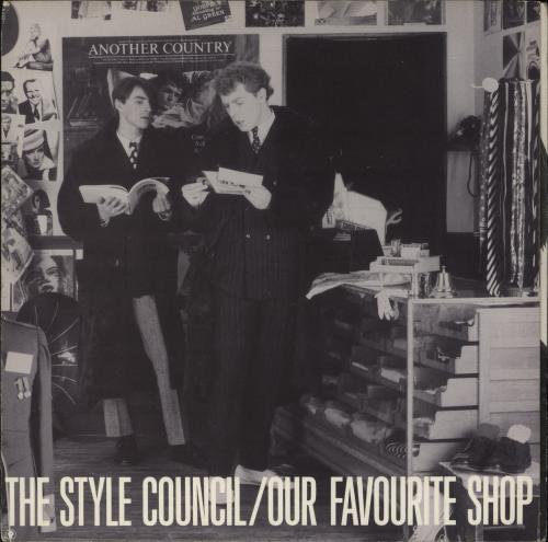 The Style Council Our Favourite Shop + Print - EX vinyl LP album (LP record) UK STYLPOU875431
