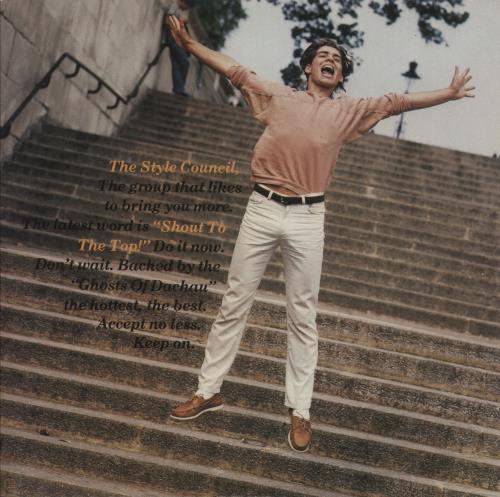 The Style Council Shout To The Top 7" vinyl single (7 inch record / 45) UK STY07SH42560