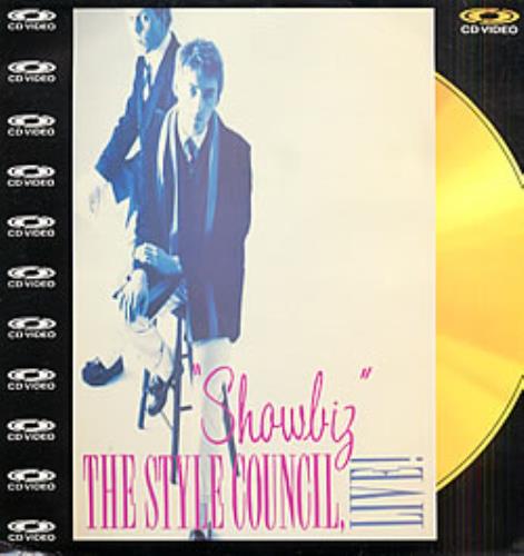The Style Council Showbiz laserdisc / lazerdisc UK STYLZSH162503