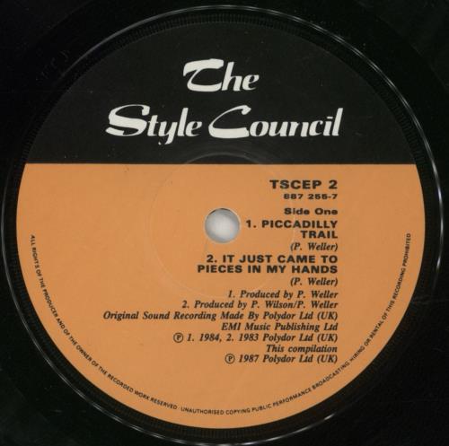 The Style Council The Birds & The Bees EP 7" vinyl single (7 inch record / 45) UK STY07TH70728