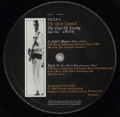 The Style Council The Cost Of Loving - EX 2-LP vinyl record set (Double LP Album) UK STY2LTH59804