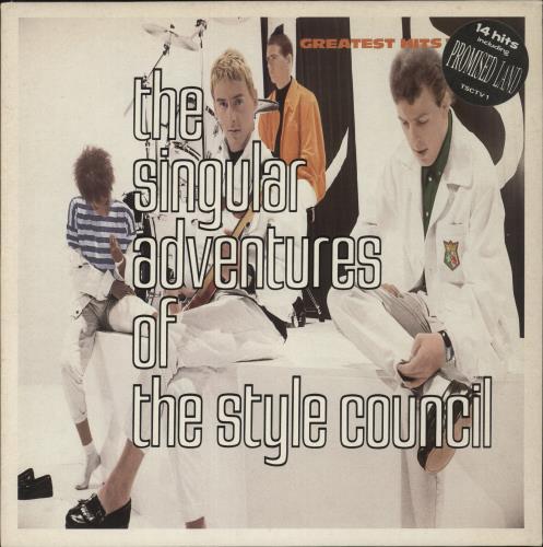 The Style Council The Singular Adventures Of The Style Council - Hype Sticker - EX vinyl LP album (LP record) UK STYLPTH776350