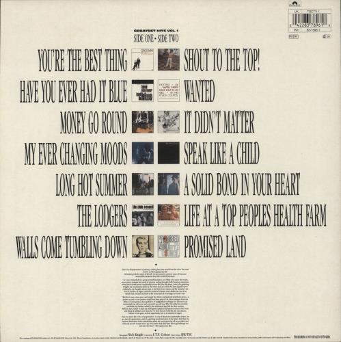 The Style Council The Singular Adventures Of The Style Council vinyl LP album (LP record) UK STYLPTH245225