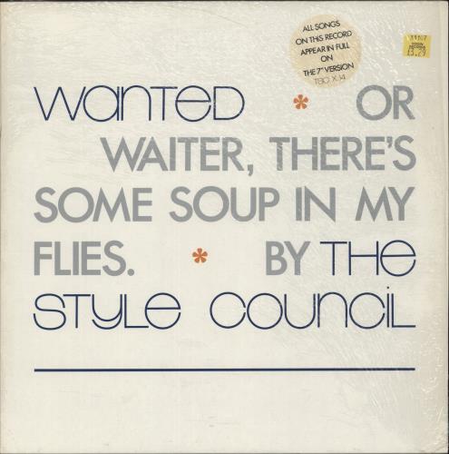 The Style Council Wanted - Shrink 12" vinyl single (12 inch record / Maxi-single) UK STY12WA877467