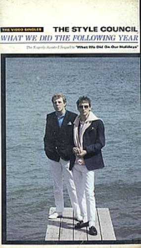 The Style Council What We Did The Following Year video (VHS or PAL or NTSC) UK STYVIWH121591