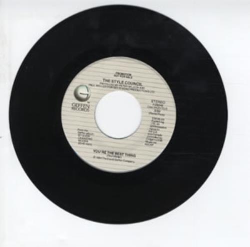 The Style Council You're The Best Thing 7" vinyl single (7 inch record / 45) US STY07YO48283