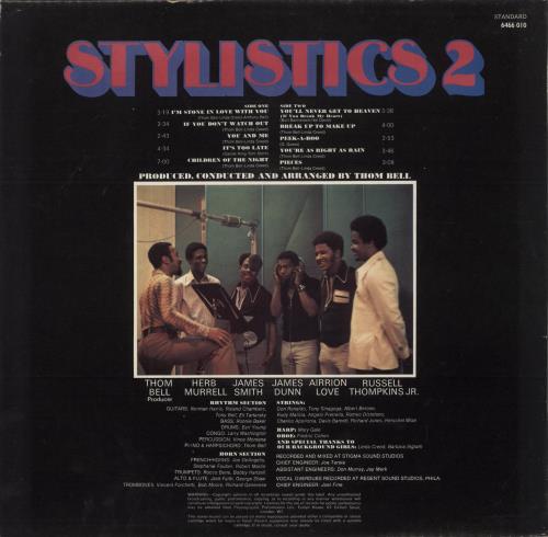 The Stylistics Stylistics 2 vinyl LP album (LP record) UK ICSLPST481592