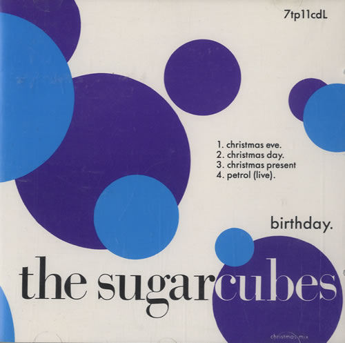 The Sugarcubes Birthday Christmas Mix CD single (CD5 / 5") UK SUGC5BI44610