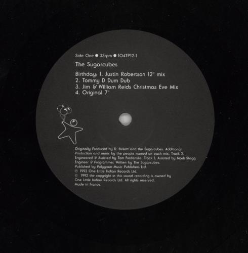 The Sugarcubes Birthday Remix EP 12" vinyl single (12 inch record / Maxi-single) UK SUG12BI88015