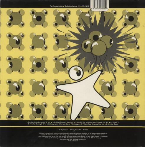 The Sugarcubes Birthday Remix EP 12" vinyl single (12 inch record / Maxi-single) UK SUG12BI88015