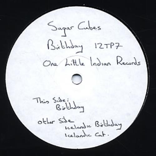 The Sugarcubes Birthday 12" vinyl single (12 inch record / Maxi-single) UK SUG12BI298910