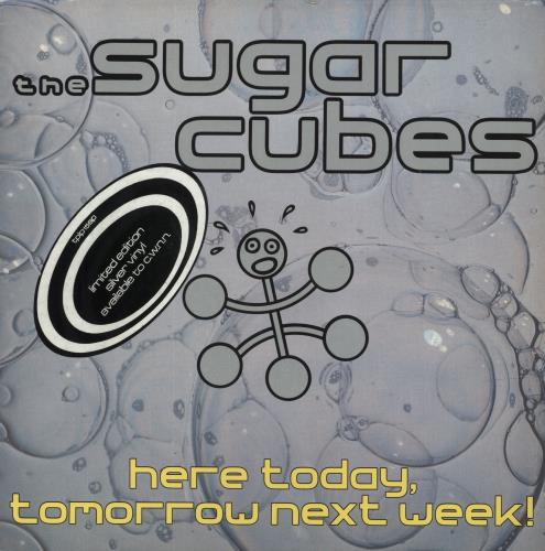 The Sugarcubes Here Today, Tomorrow Next Week - Silver Vinyl - VG vinyl LP album (LP record) UK SUGLPHE856353