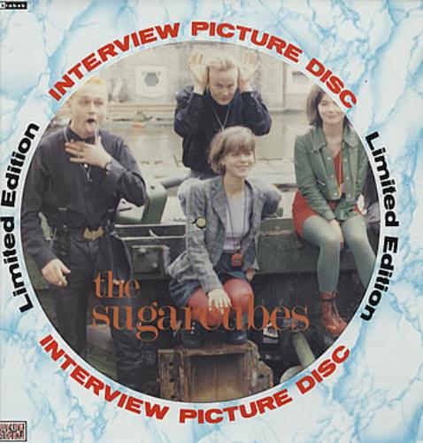 The Sugarcubes Interview Picture Disc picture disc LP (vinyl picture disc album) UK SUGPDIN41470