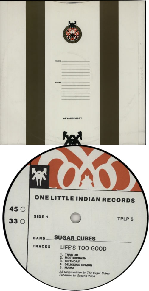 The Sugarcubes Life's Too Good vinyl LP album (LP record) UK SUGLPLI208259