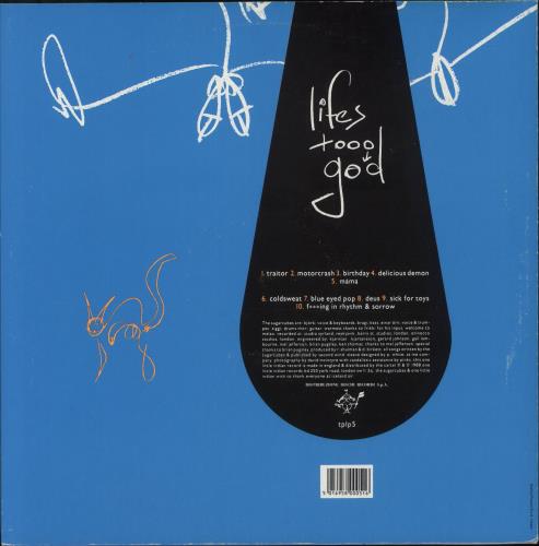 The Sugarcubes Life's Too Good vinyl LP album (LP record) Italian SUGLPLI874903