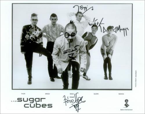 The Sugarcubes Signed Photograph photograph US SUGPHSI455696