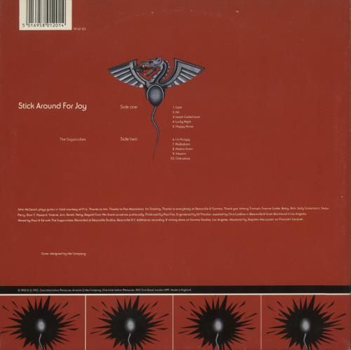 The Sugarcubes Stick Around For Joy vinyl LP album (LP record) UK SUGLPST48806