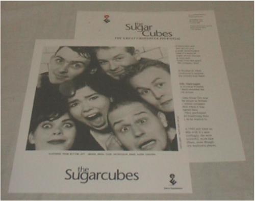 The Sugarcubes The Great Crossover Potential media press pack US SUGPPTH125235