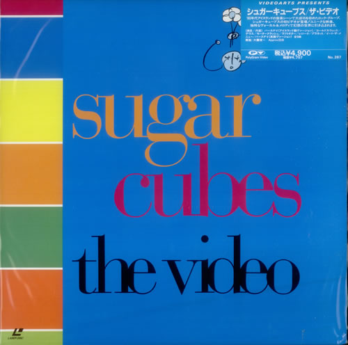 The Sugarcubes The Video laserdisc / lazerdisc Japanese SUGLZTH544278