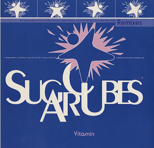 The Sugarcubes Vitamin - Remixes 12" vinyl single (12 inch record / Maxi-single) UK SUG12VI75102