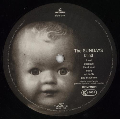 The Sundays Blind - EX vinyl LP album (LP record) UK SUNLPBL799504