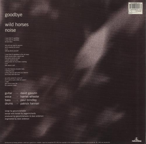 The Sundays Goodbye 12" vinyl single (12 inch record / Maxi-single) UK SUN12GO83323