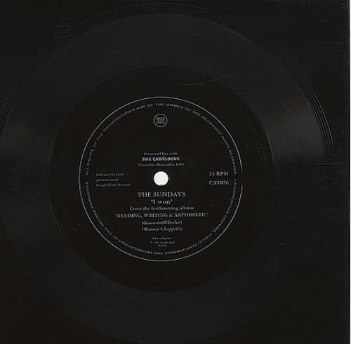 The Sundays I Won - flexidisc 7" vinyl single (7 inch record / 45) UK SUN07IW240251