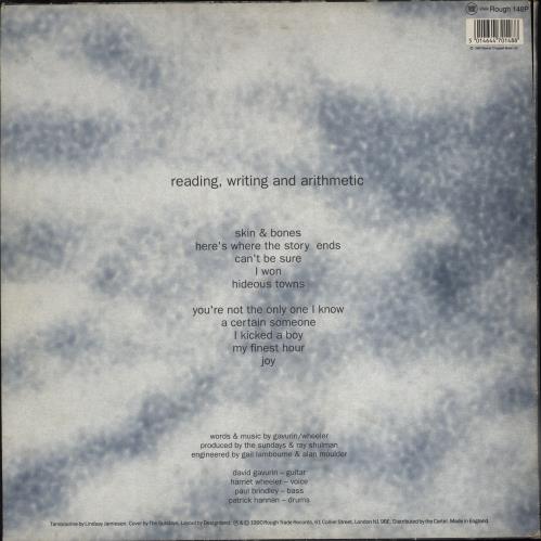 The Sundays Reading, Writing And Arithmetic - EX picture disc LP (vinyl picture disc album) UK SUNPDRE779438