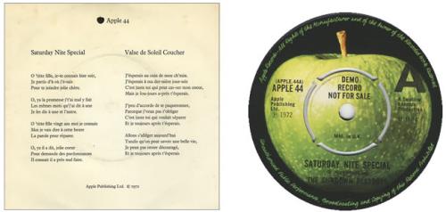 The Sundown Playboys Saturday Nite Special - A Label - P/S 7" vinyl single (7 inch record / 45) UK TSP07SA114737