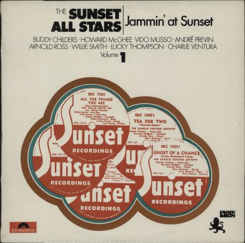 The Sunset All Stars Jammin' At Sunset Volumes 1 & 2 2-LP vinyl record set (Double LP Album) UK VT72LJA568210