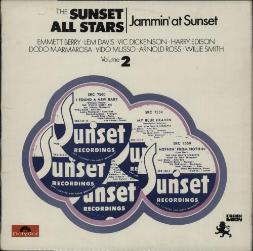 The Sunset All Stars Jammin' At Sunset Volumes 1 & 2 2-LP vinyl record set (Double LP Album) UK VT72LJA568210