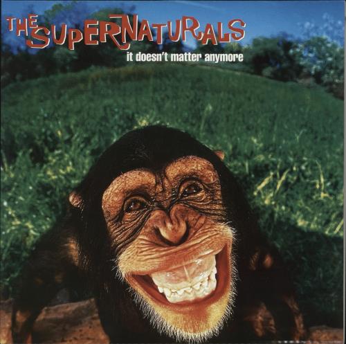 The Supernaturals It Doesn't Matter Anymore - Blue Vinyl vinyl LP album (LP record) UK RNALPIT870244