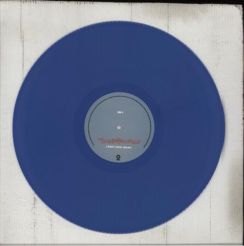 The Supernaturals It Doesn't Matter Anymore - Blue Vinyl vinyl LP album (LP record) UK RNALPIT870244
