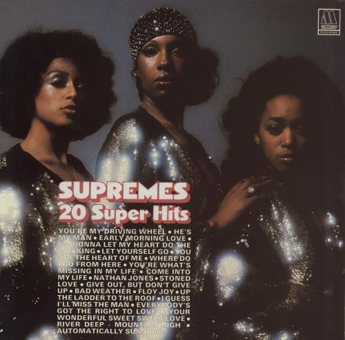 The Supremes 20 Super Hits vinyl LP album (LP record) Dutch SPMLPSU497990