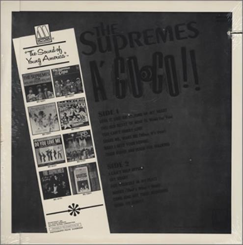 The Supremes A' Go-Go - sealed vinyl LP album (LP record) US SPMLPAG369837