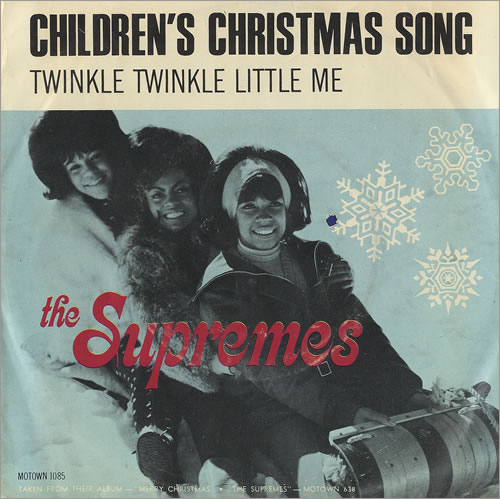 The Supremes Children's Christmas Song 7" vinyl single (7 inch record / 45) US SPM07CH459651