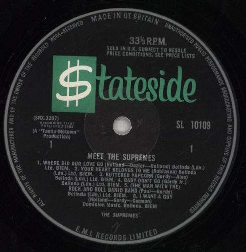 The Supremes Meet The Supremes - EX vinyl LP album (LP record) UK SPMLPME846748